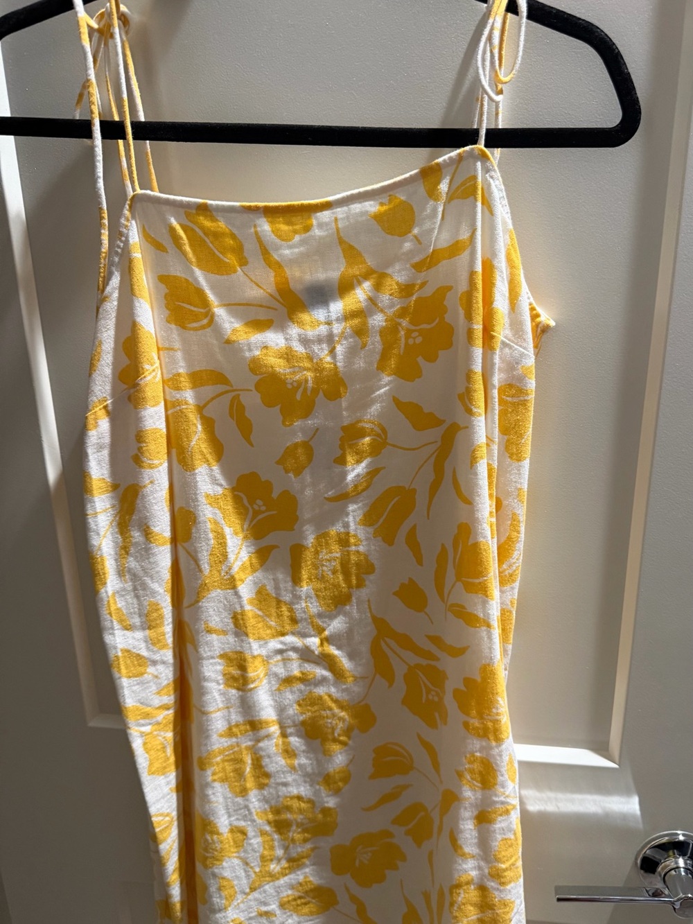 Women’s Yellow Floral Slip Dress